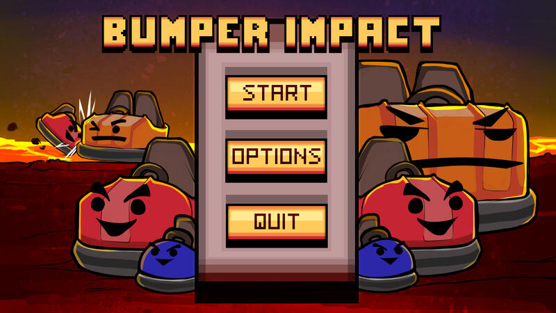 Menu for a mobile game project Bumper Impact