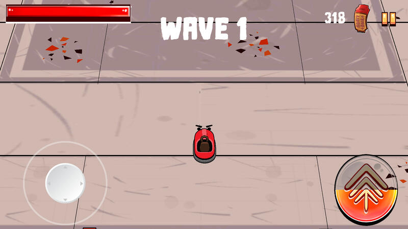 An UI design for a mobile game project Bumper Impact